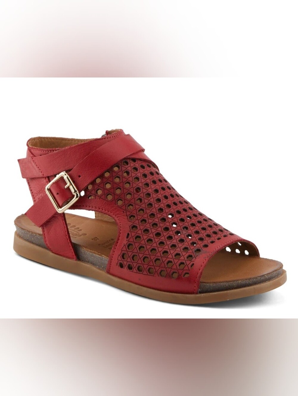 SPRING STEP COVINGTON soft leather Sandals. Size 38 = 7,5 - 8 US